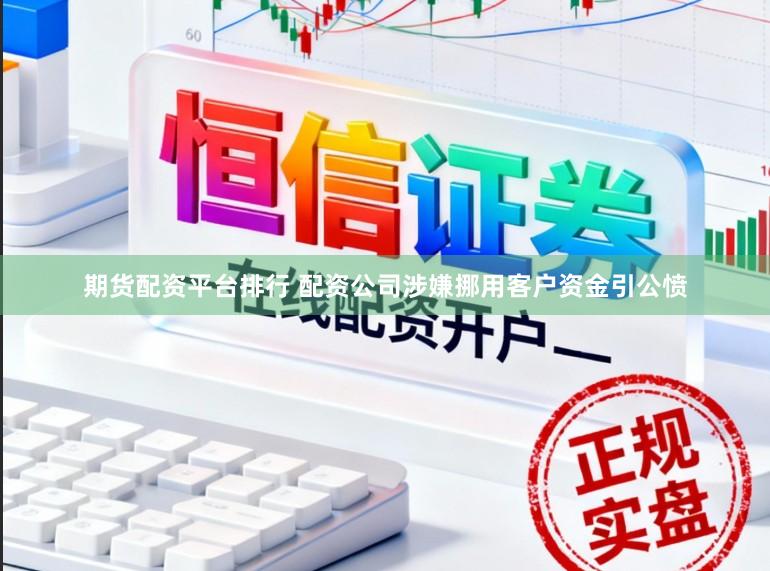 期货配资平台排行 配资公司涉嫌挪用客户资金引公愤