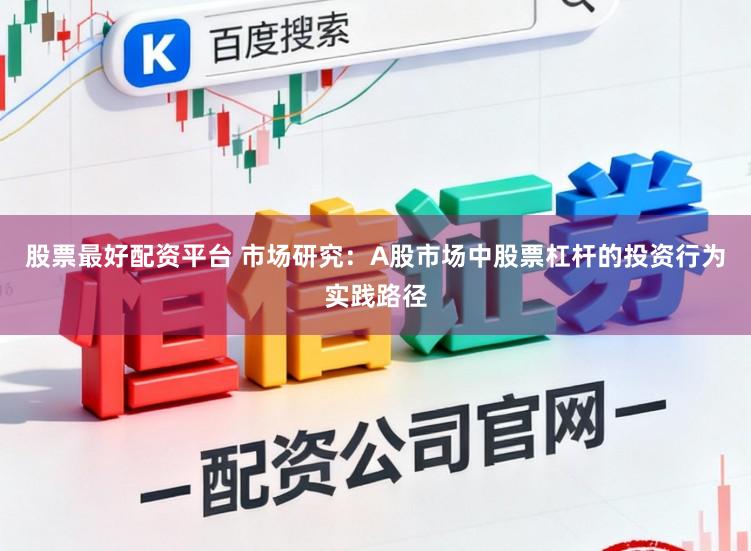 股票最好配资平台 市场研究：A股市场中股票杠杆的投资行为实践路径